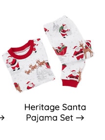 HERITAGE SANTA PAJAMA SET