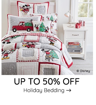 UP TO 50% OFF HOLIODAY BEDDING