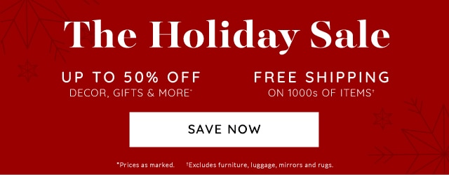 THE HOLIDAY SALE