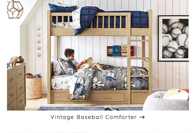 SHOP VINTAGE BASEBALL COMFORTER