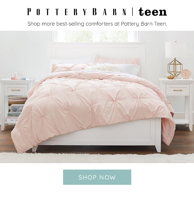 SHOP MORE COMFORTERS AT POTTERY BARN TEEN