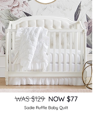 SADIE RUFFLE BABY QUILT