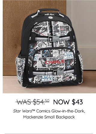 STAR WARS COMICS GLOW-IN-THE-DARK MACKENZIE SMALL BACKPACK