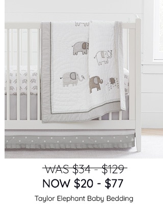 TAYLOR ELEPHANT BABY BEDDING
