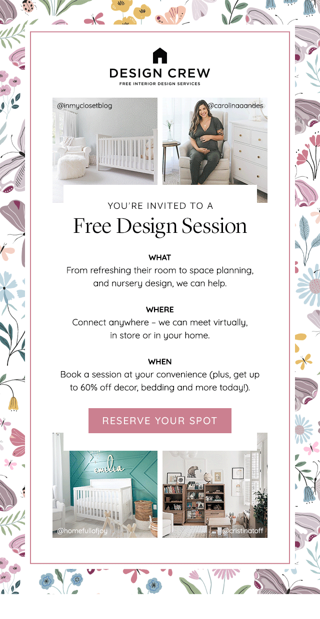 YOU'RE INVITED TO A FREE DESIGN SESSION