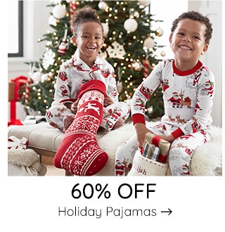 60% OFF HOLIDAY PAJAMAS