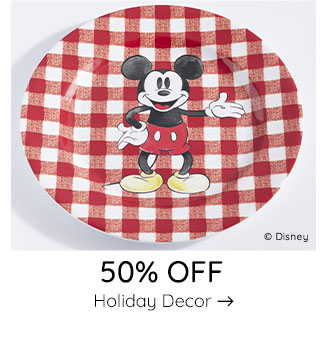 50% OFF HOLIDAY DECOR