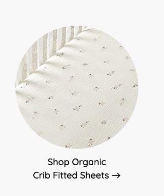 SHOP ORGANIC CRIB FITTED SHEETS