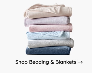 SHOP BEDDING AND BLANKETS