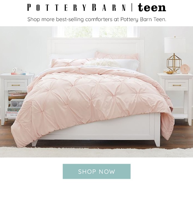 SHOP MORE COMFORTERS AT POTTERY BARN TEEN