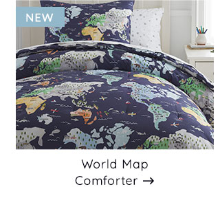 WORLD MAP COMFORTER