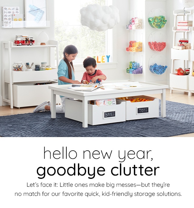 HELLO NEW YEAR, GOODBYE CLUTTER