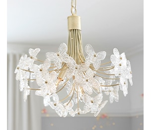 CRYSTAL BUTTERFLY CHANDELIER