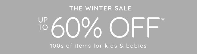 THE WINTER SALE - UP TO 60% OFF