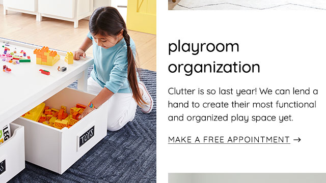 PLAYROOM ORGANIZATION