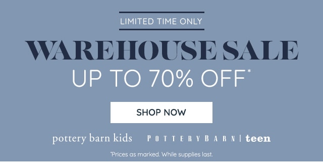 WAREHOUSE SALE - UP TO 70% OFF