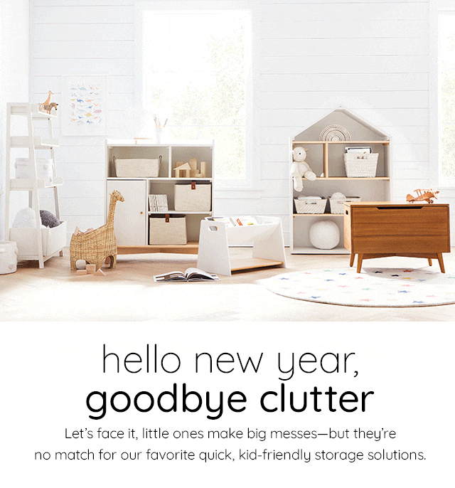 HELLO NEW YEAR, GOODBYE CLUTTER