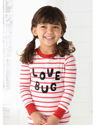 LOVE BUG TIGHT FIT PAJAMAS