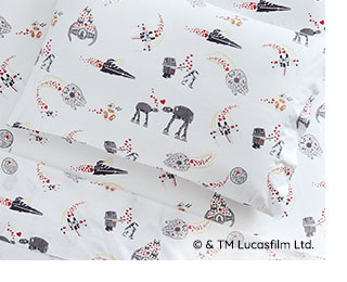 STAR WARS VALENTINE'S DAY SHEETS
