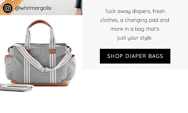 SHOP DIAPER BAGS