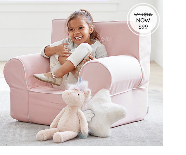 BLUSH WHITE PIPING ANYWHERE CHAIR
