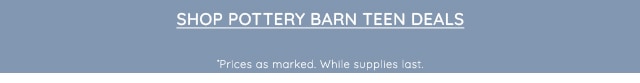 SHOP POTTERY BARN TEEN DEALS