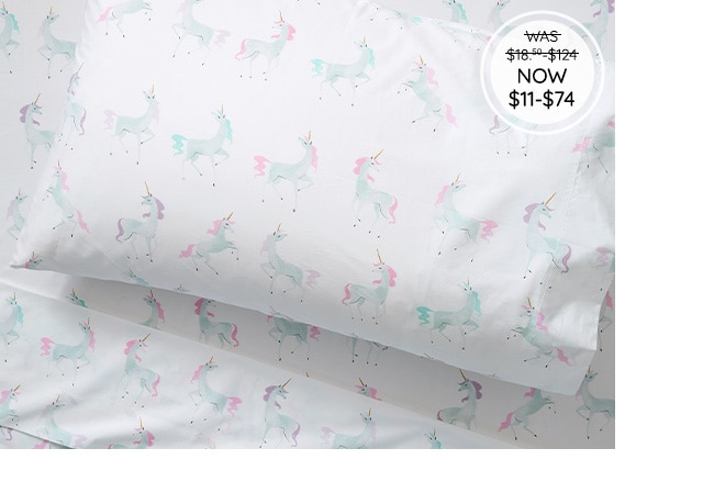 MYSTICAL UNICORN ORGANIC SHEET SET & PILLOWCASES