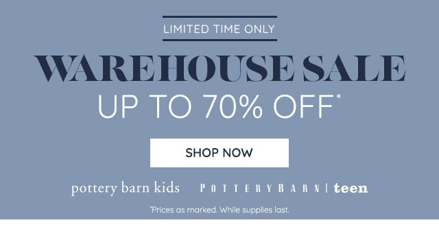 WAREHOUSE SALE - UP TO 70% OFF