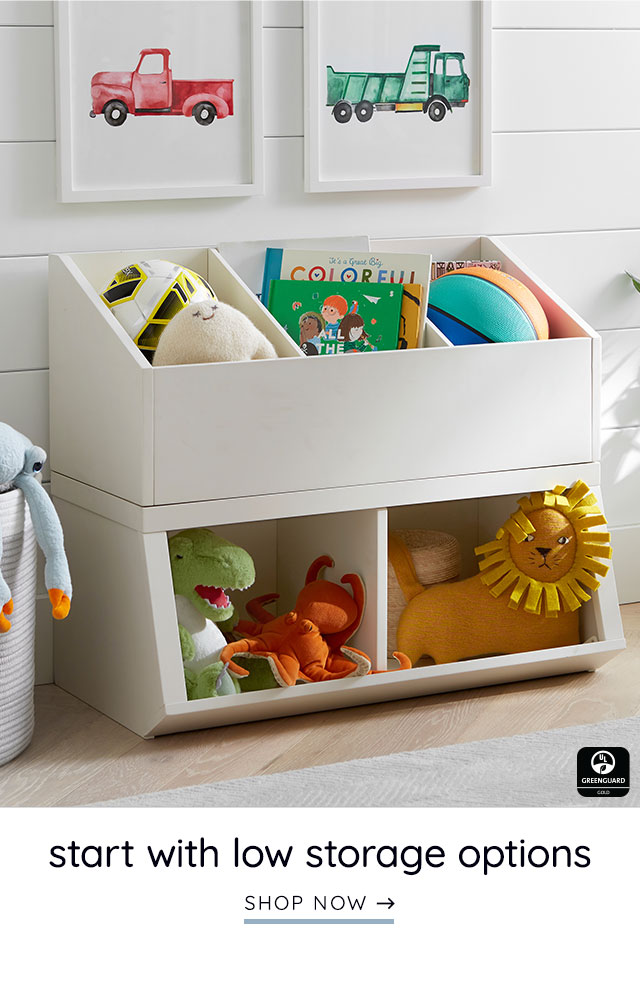 START WITH LOW STORAGE OPTIONS