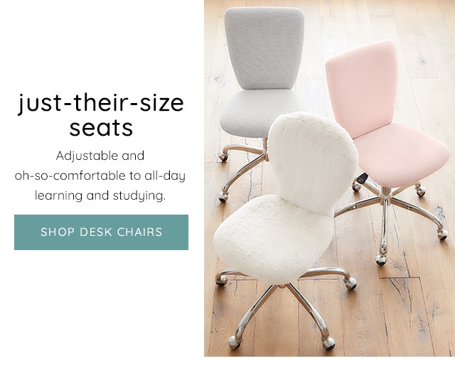 JUST-THEIR-SIZE SEATS - SHOP DESK CHAIRS