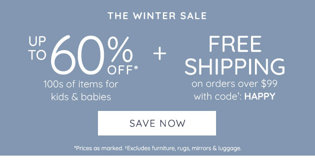 THE WINTER SALE + FREE SHIPPING