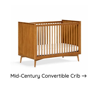 MID-CENTURY CONVERTIBLE CRIB