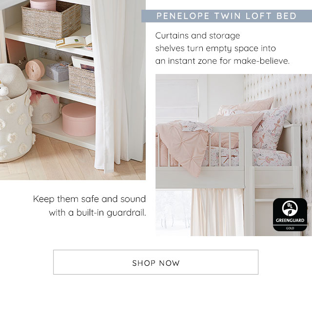 PENELOPE TWIN LOFT BED