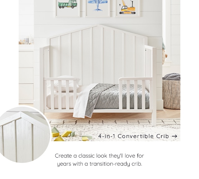 4-IN-1 CONVERTIBLE CRIB