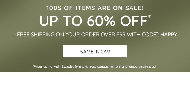 SALE - UP TO 60% OFF