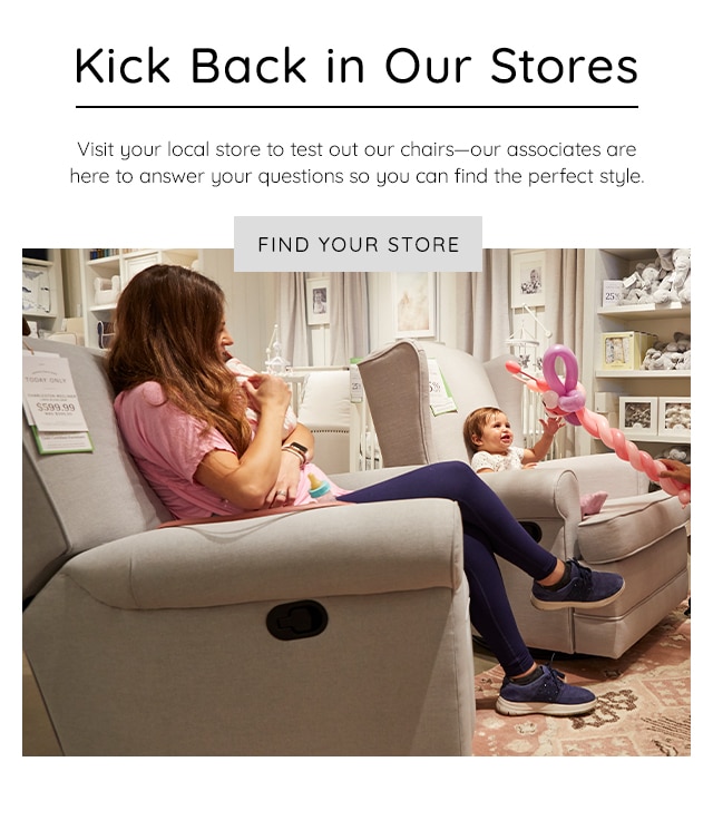 KICK BACK IN OUR STORES