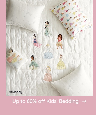 UP TO 60% OFF KIDS' BEDDING