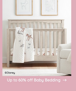 UP TO 60% OFF BABY BEDDING