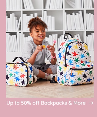 UP TO 50% OFF BACKPACKS & MORE