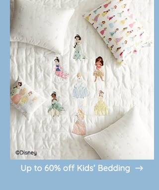 UP TO 60% OFF KIDS' BEDDING