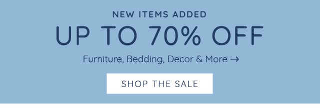 NEW ITEMS ADDED - UP TO 70% OFF