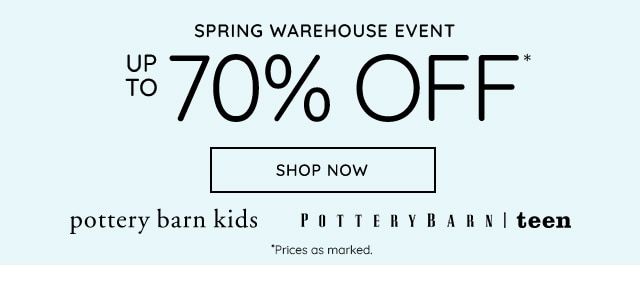 SPRING WAREHOUSE EVENT - UP TO 70% OFF - SHOP NOW