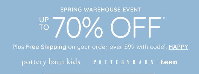 SPRING WAREHOUSE EVENT