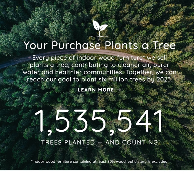 YOUR PURCHASE PLANTS A TREE