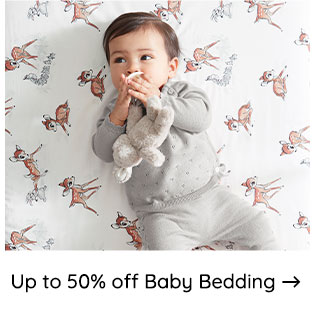 UP TO 50% OFF BABY BEDDING