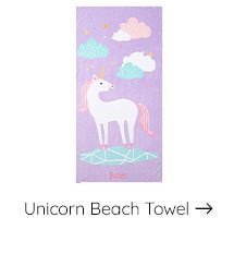 UNICORN BEACH TOWEL