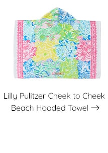 LILLY PULITZER CHEEK TO CHEEK BEACH HOODED TOWEL