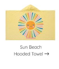 SUN BEACH HOODED TOWEL