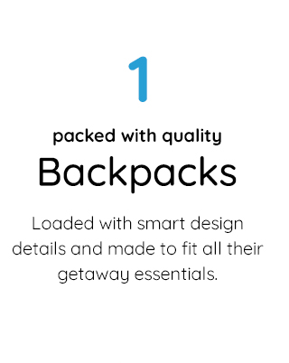 1. PACKED WITH QUALITY BACKPACKS