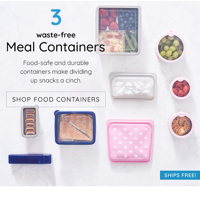 3. WASTE-FREE MEAL CONTAINERS